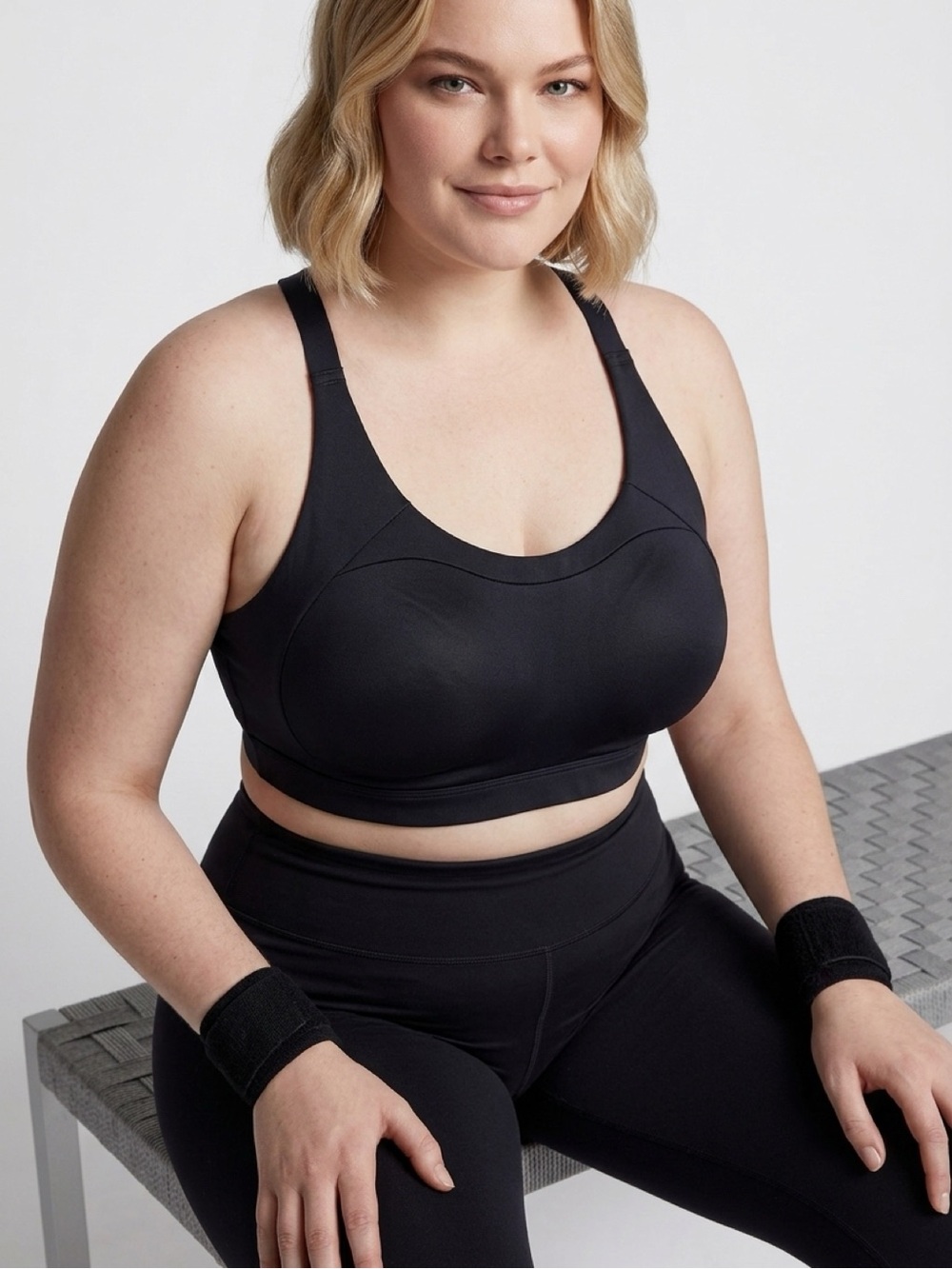 GYMSHARK HIGH IMPACT Black Sports Bra